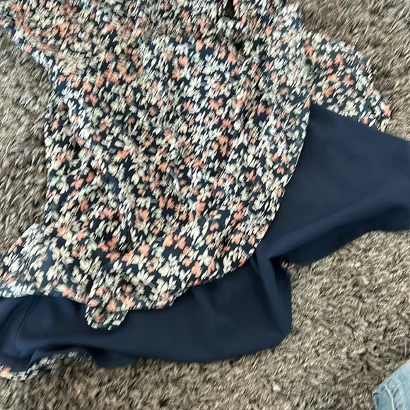 Abercrombie & Fitch floral spring dress women’s size small - Picture 12 of 13